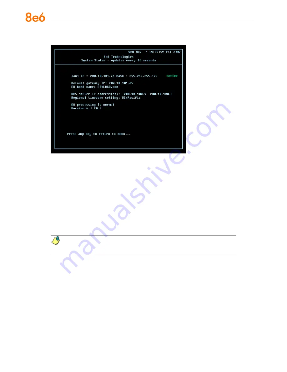 8e6 Technologies Enterprise Reporter HL-002-002 Quick Start Manual Download Page 32