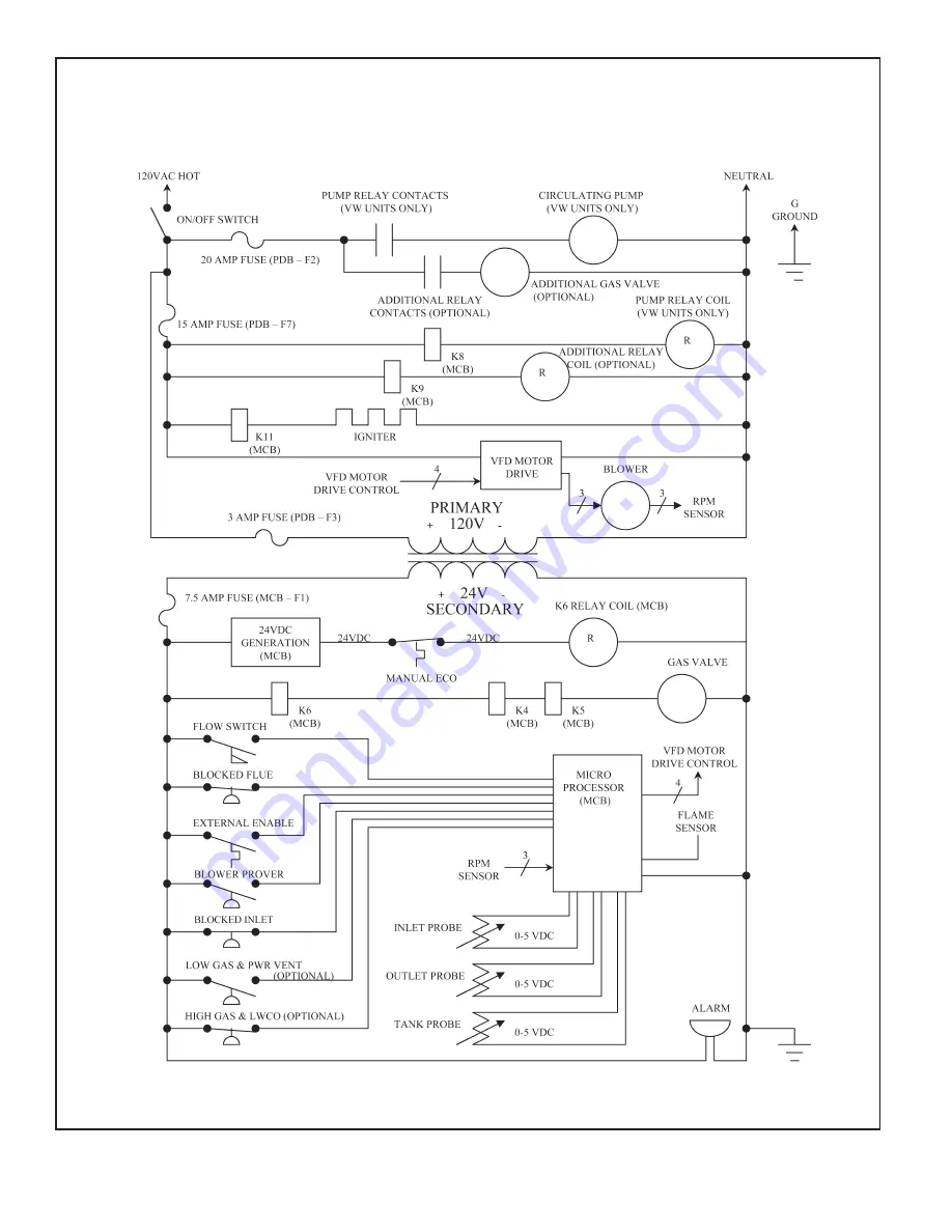 A.O. Smith VF VB 1000 User Manual Download Page 8