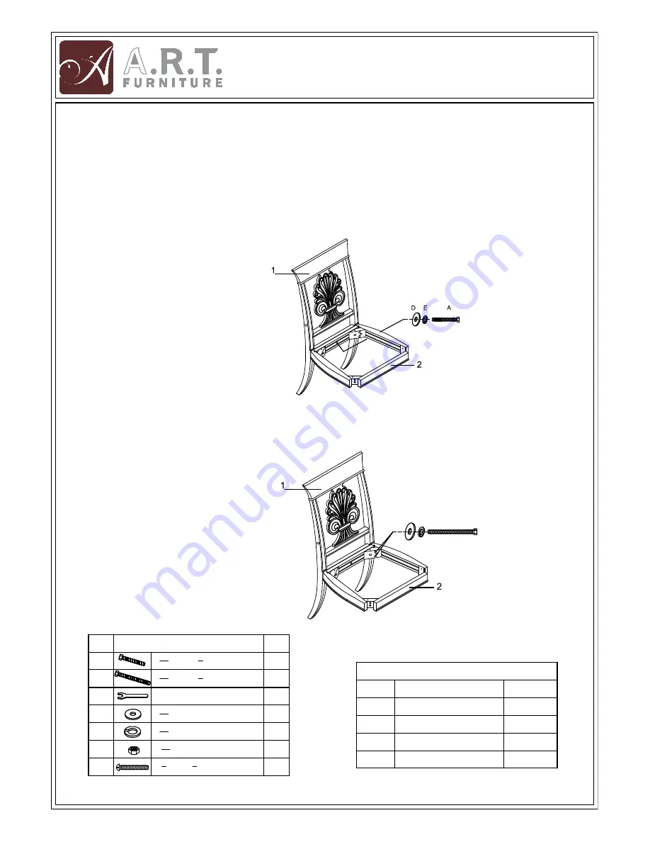 A.R.T. Furniture 229203 Скачать руководство пользователя страница 1