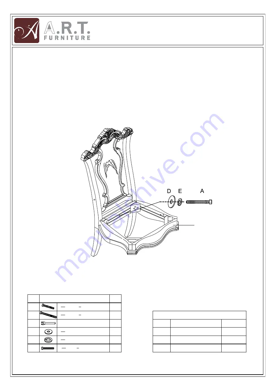 A.R.T. Furniture 245204 Assembly Instructions Download Page 1