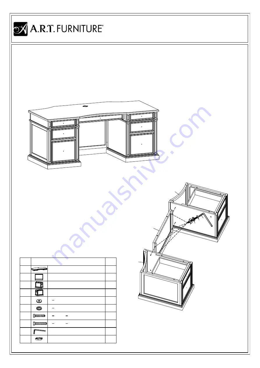 A.R.T. Furniture Nora 248831 Скачать руководство пользователя страница 1