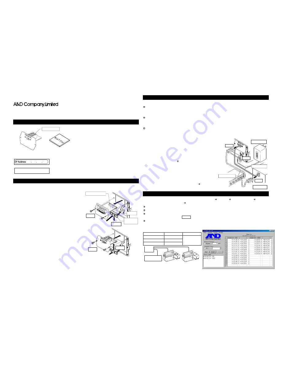 A&D AD-4212A-08 Instruction Manual Download Page 1