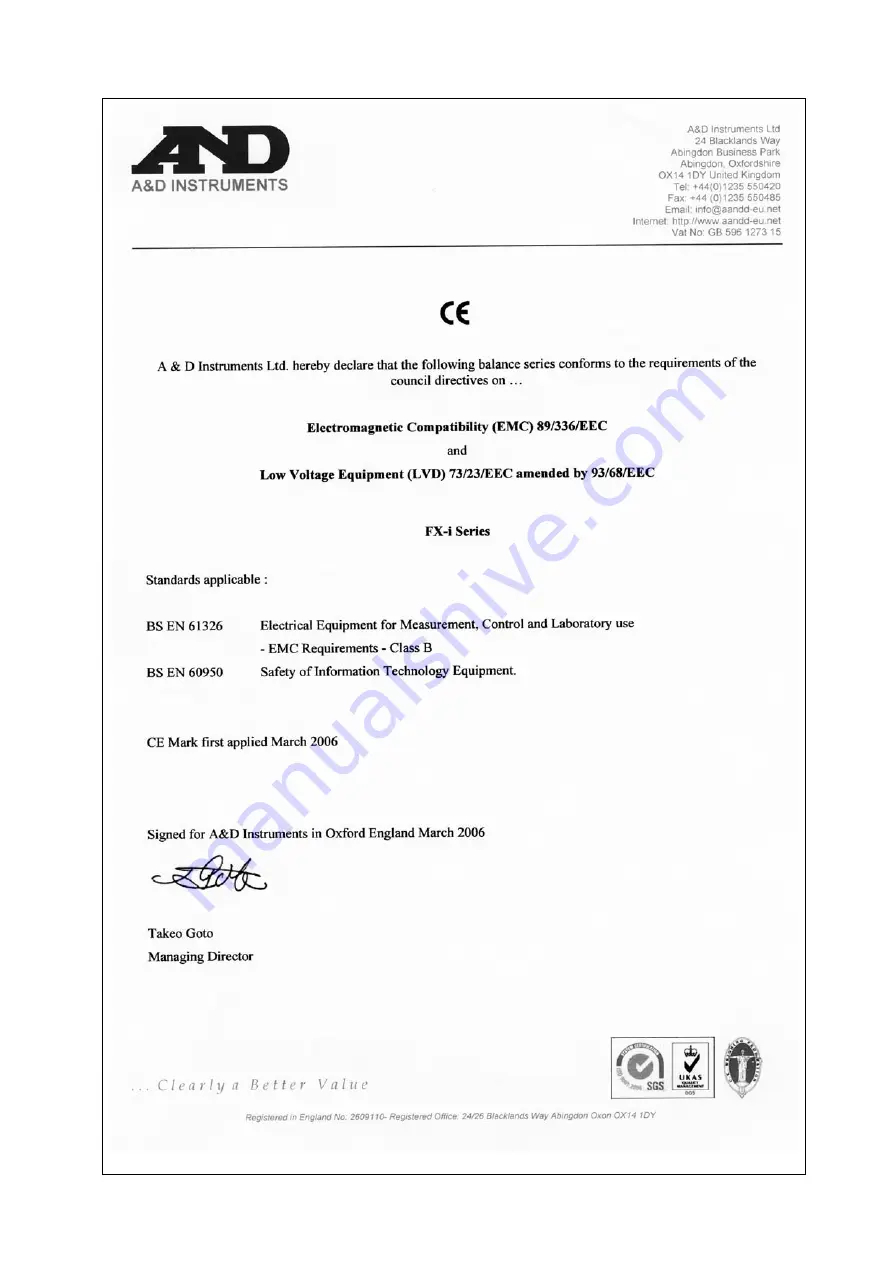 A&D FX-1200i Instruction Manual Download Page 12