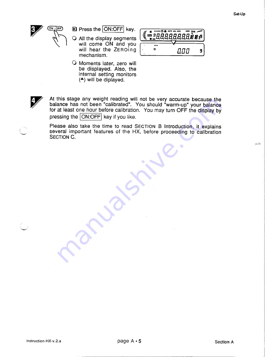 A&D HX-100 Instruction Manual Download Page 13