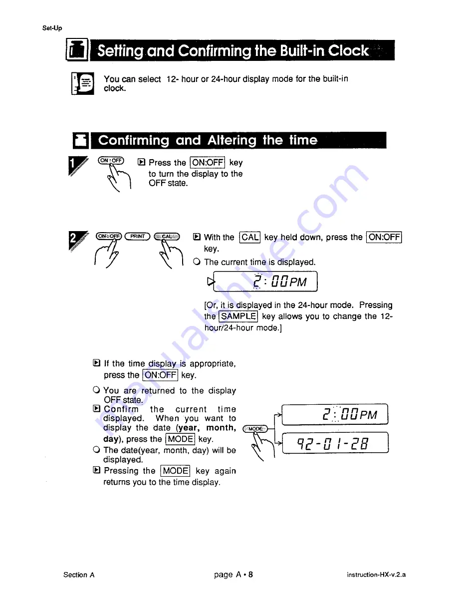 A&D HX-100 Instruction Manual Download Page 16