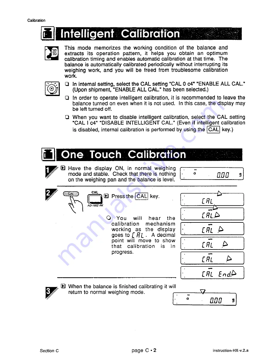 A&D HX-100 Instruction Manual Download Page 40