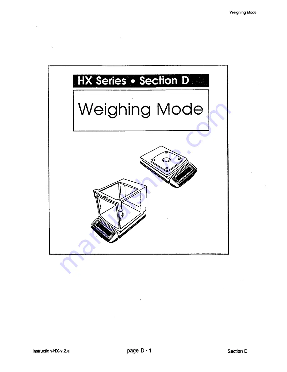 A&D HX-100 Instruction Manual Download Page 44