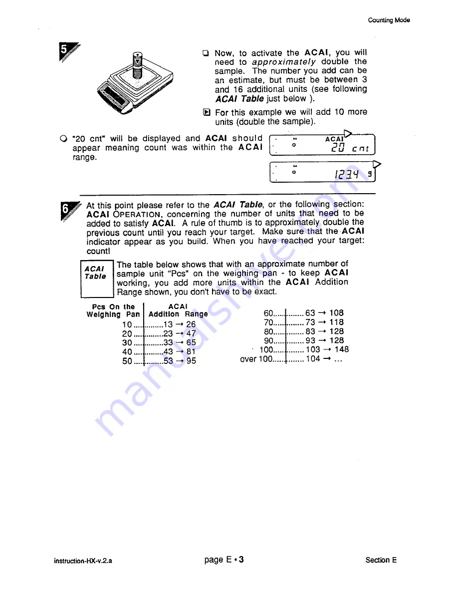 A&D HX-100 Instruction Manual Download Page 57