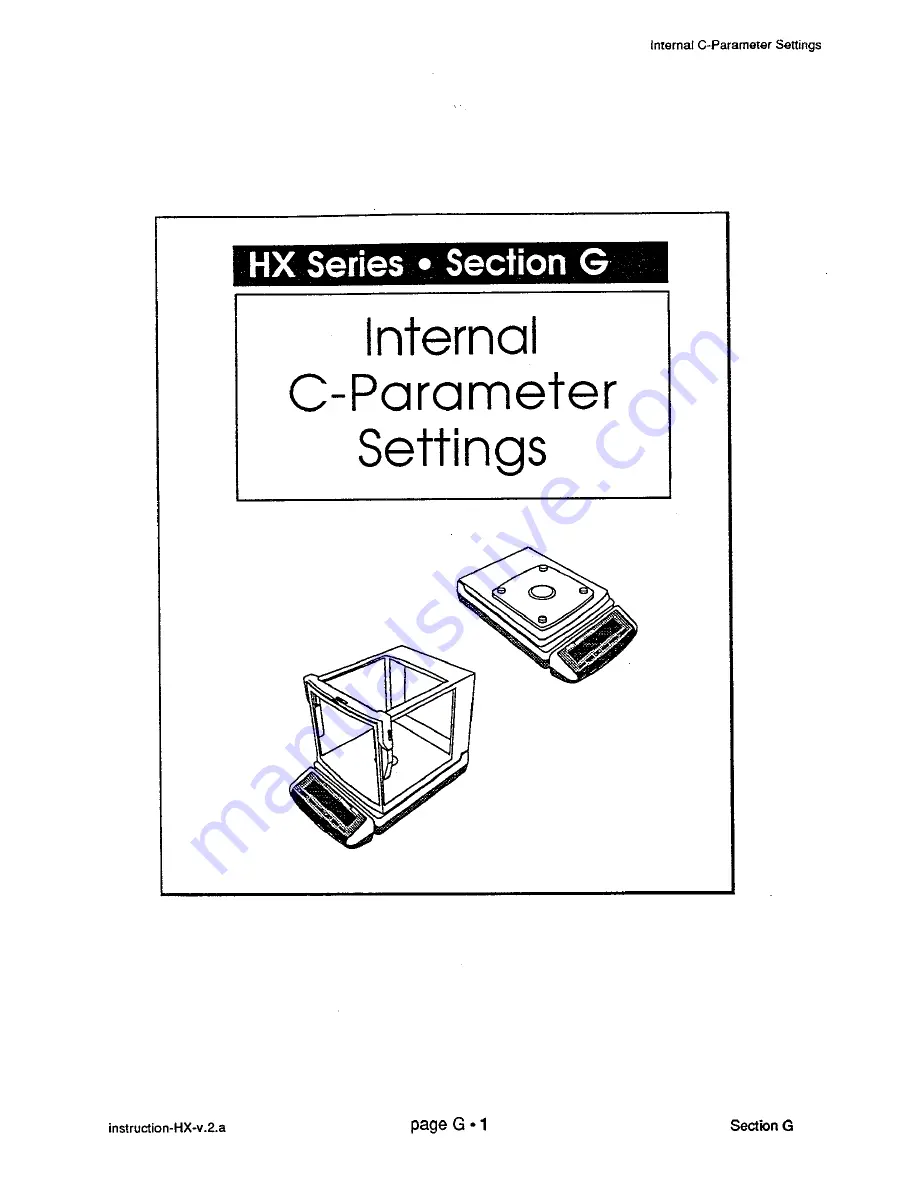 A&D HX-100 Instruction Manual Download Page 67