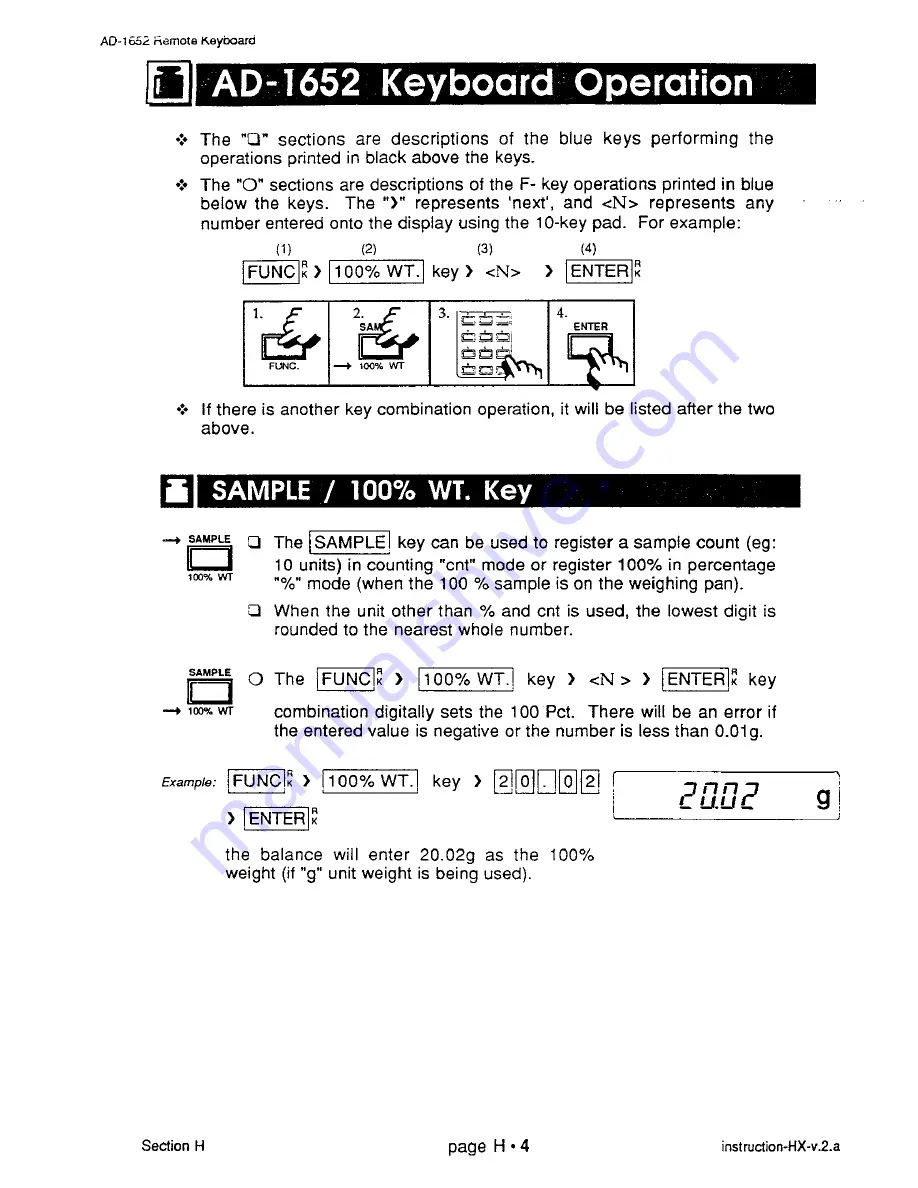 A&D HX-100 Instruction Manual Download Page 86