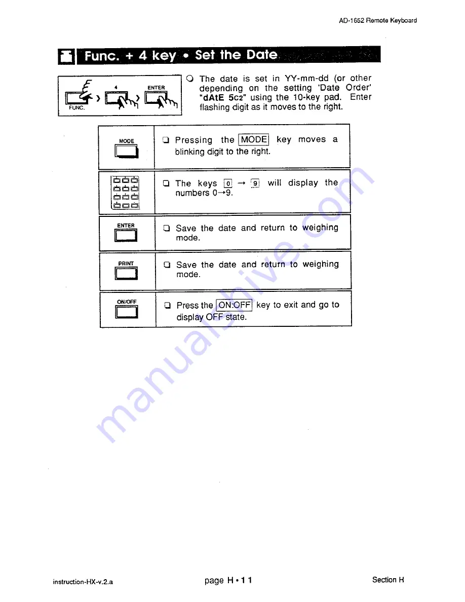 A&D HX-100 Instruction Manual Download Page 93