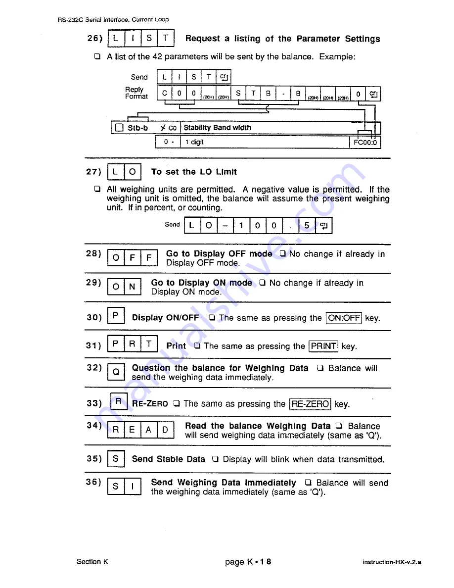 A&D HX-100 Instruction Manual Download Page 117