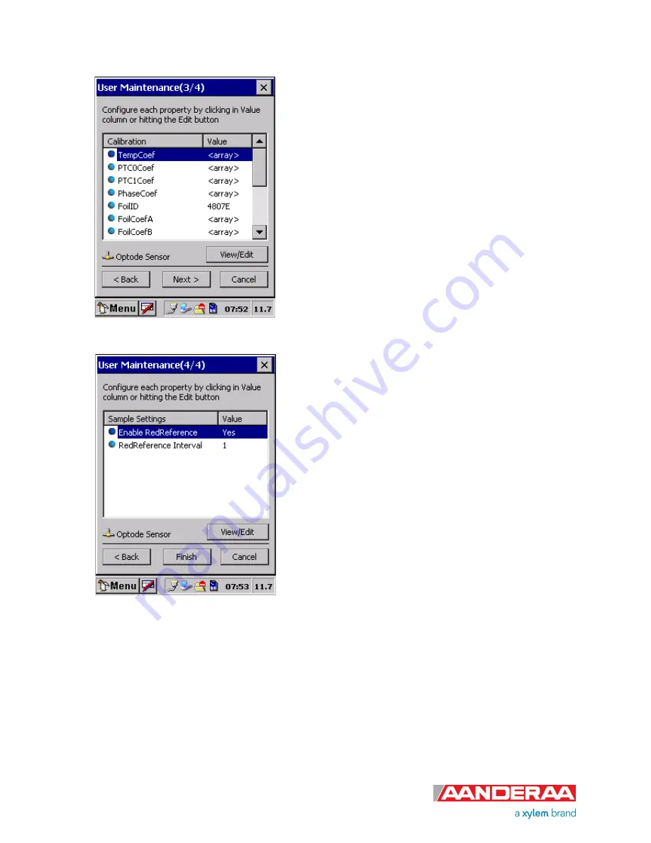 Aanderaa 4330 Operating Manual Download Page 24