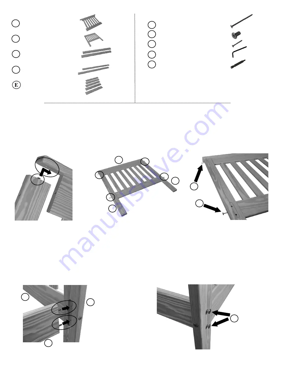 A&L Furniture Harmony Home Assembly Instructions Download Page 2