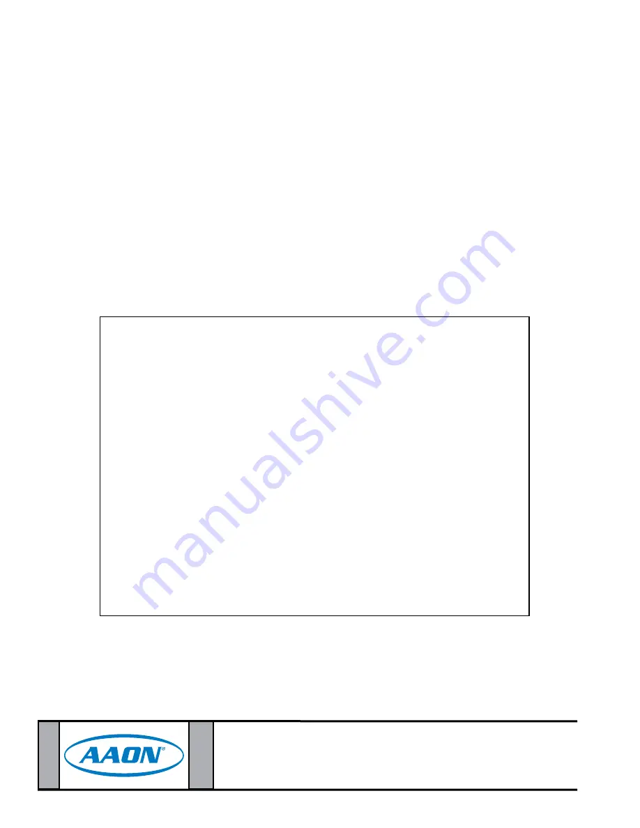 AAON ASM01668 Technical Manual Download Page 38