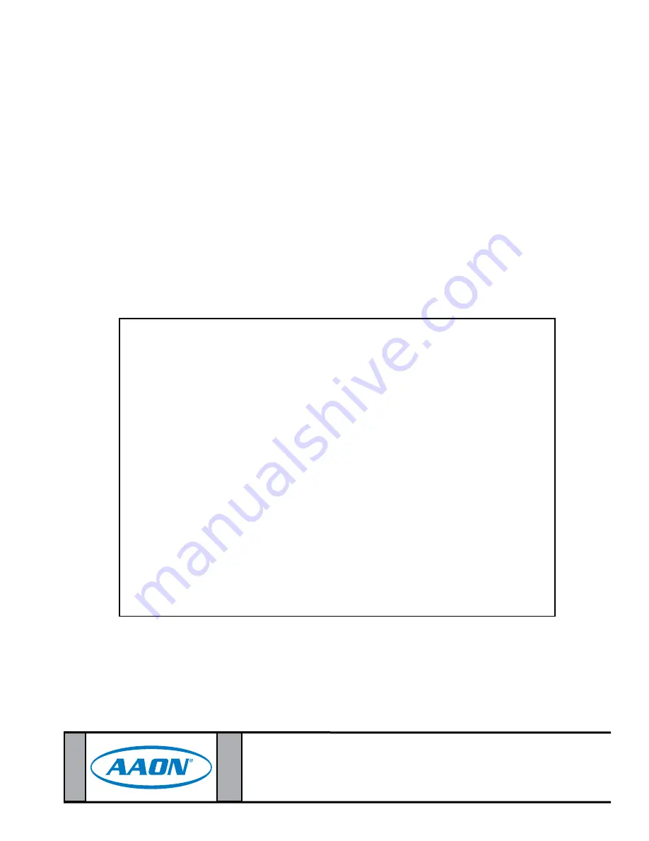 AAON MODGAS-XWR2-B Technical Manual Download Page 44