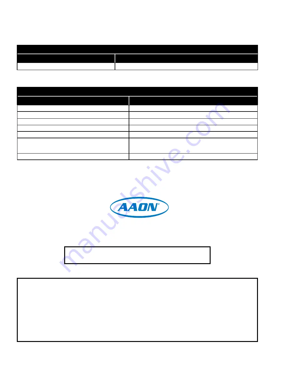 AAON RSMD Technical Manual Download Page 2