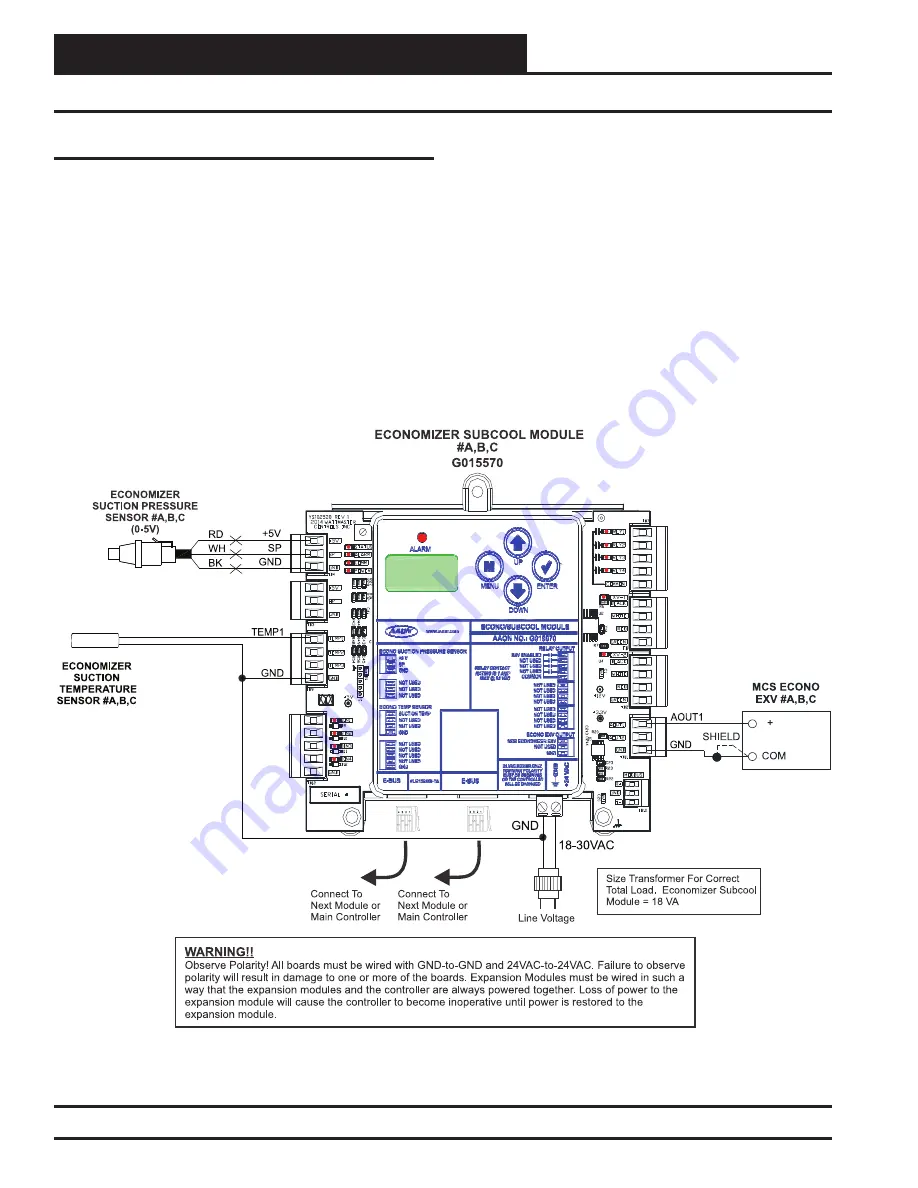 AAON SS1113 Technical Manual Download Page 32