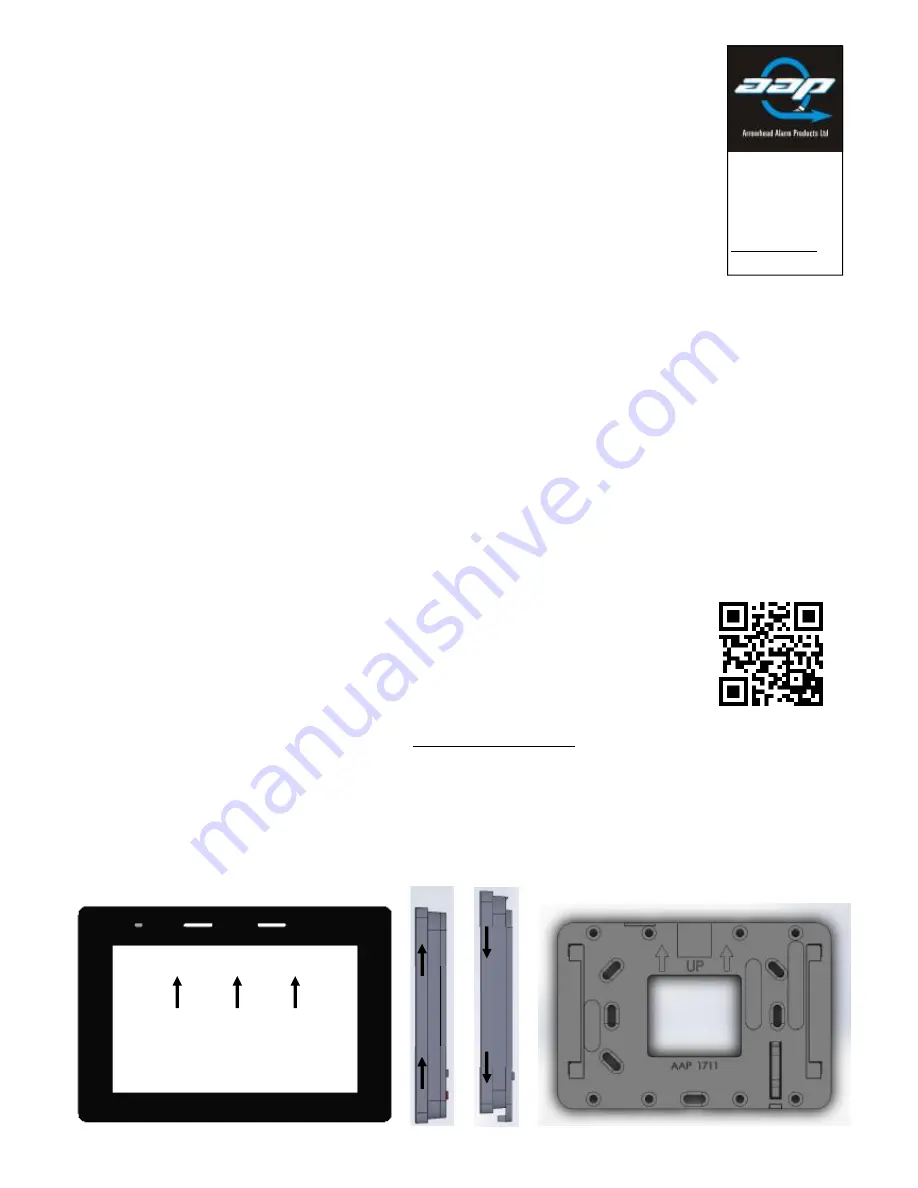 AAP KP-TOUCH-W Installation Manual Download Page 1