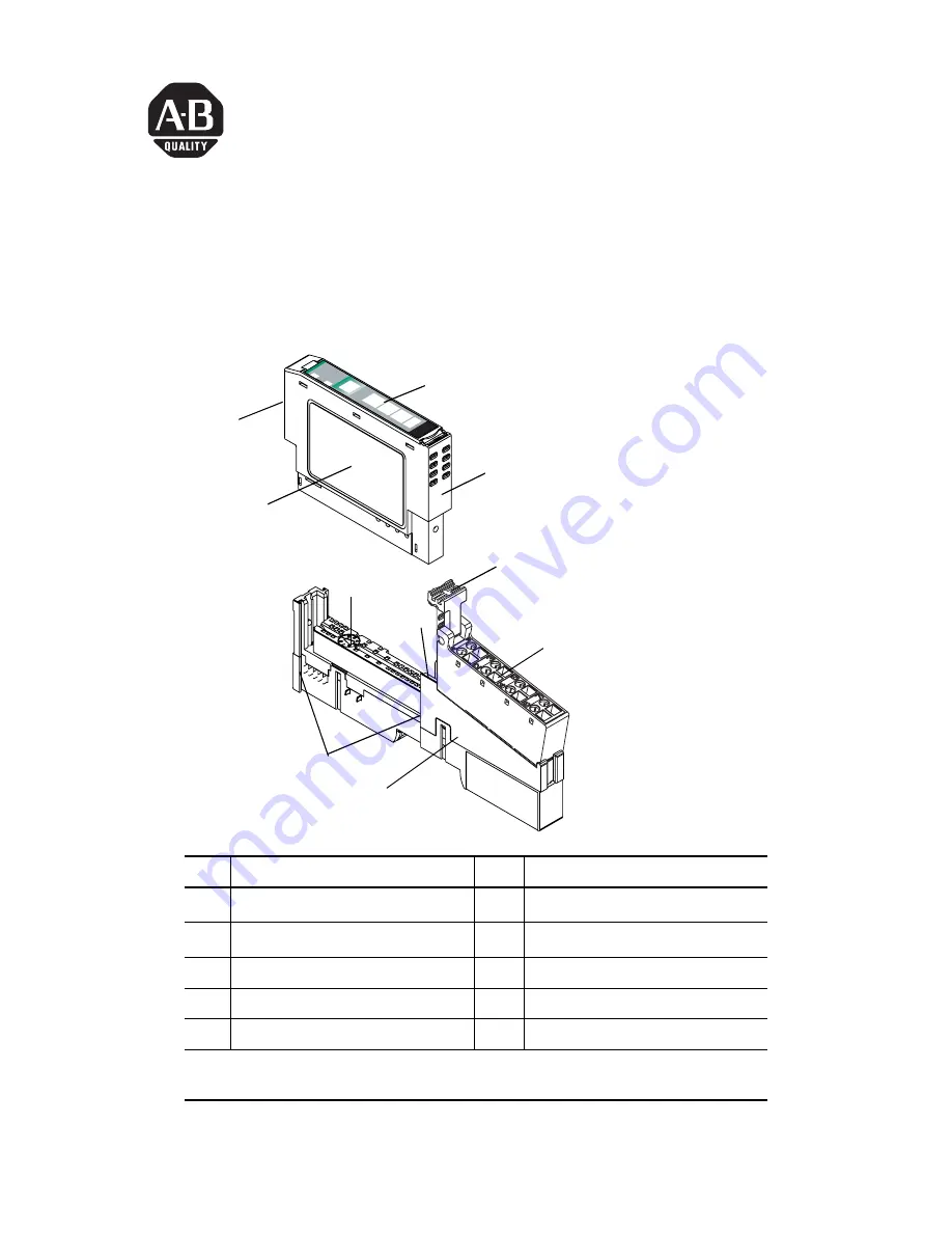 AB Quality 1734-OW2 Installation Instructions Manual Download Page 1