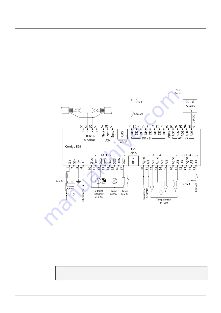 AB Regin Corrigo E15D-S-LON Manual Download Page 14