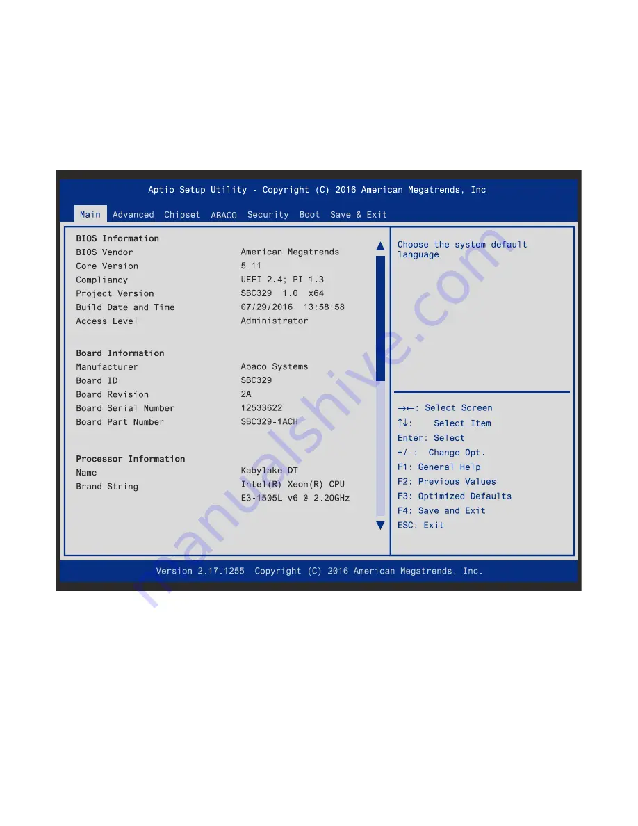 abaco systems SBC329 3U VPX Hardware Reference Manual Download Page 31