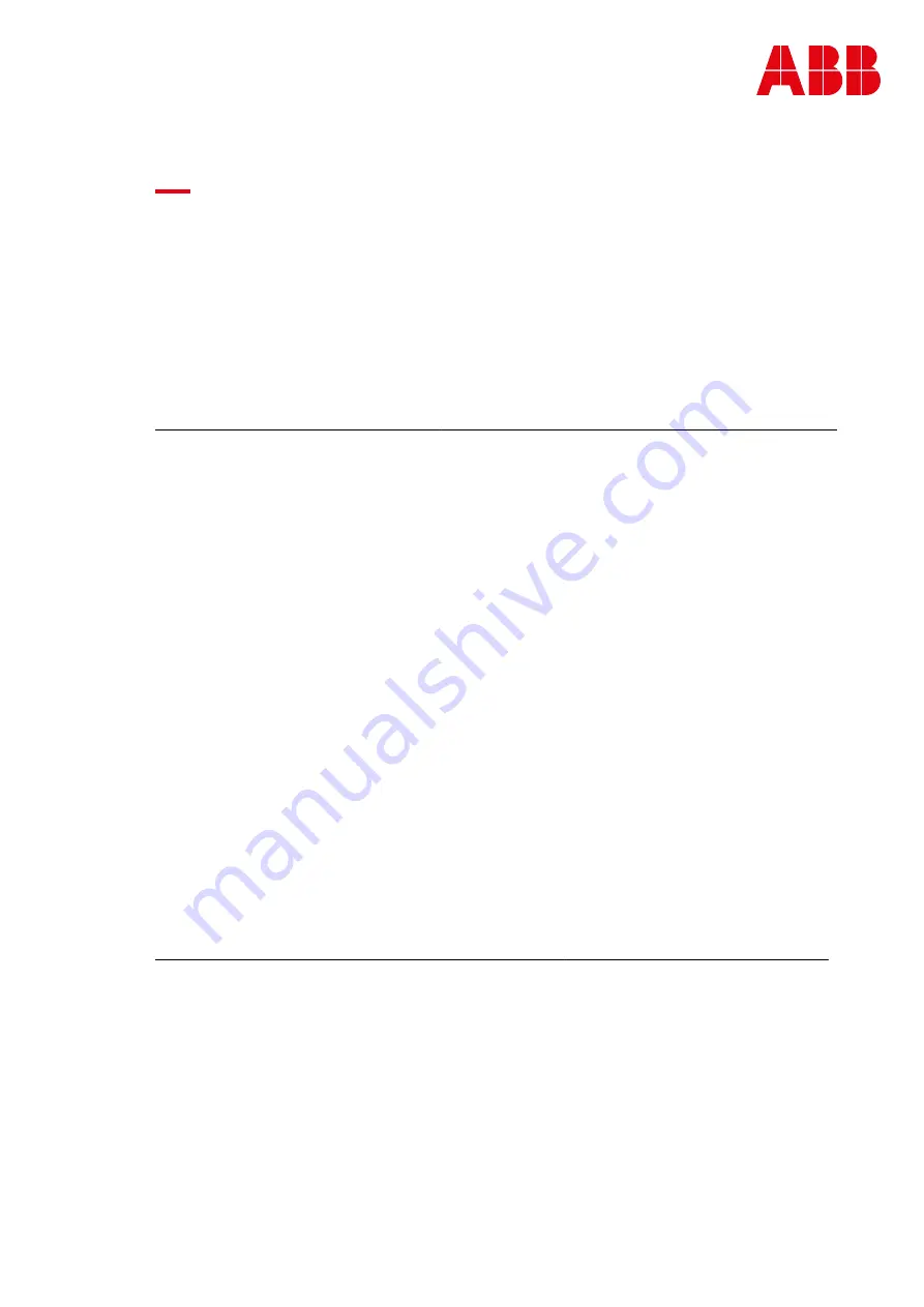 ABB 1005001806 Operation Manual Download Page 1