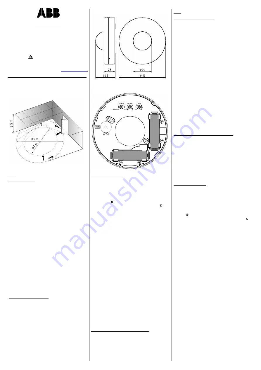 ABB 3299-22958 Quick Start Manual Download Page 1