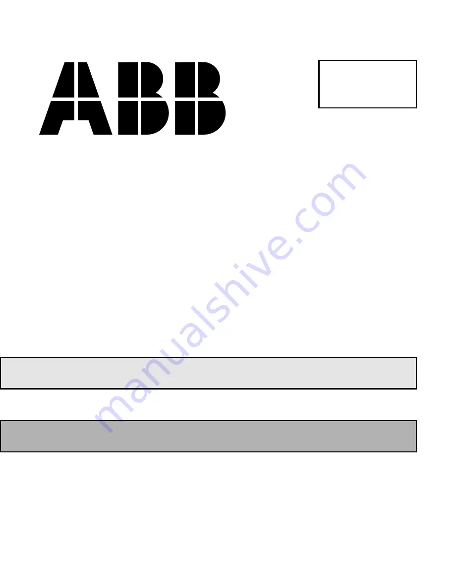 ABB 6134-24-102-500 Operating Instructions Manual Download Page 1