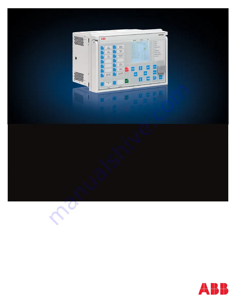 ABB 620 Series ANSI Installation Manual Download Page 1