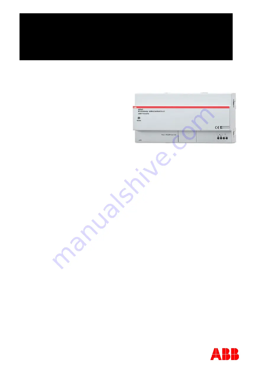 ABB 83342-500 User Manual Download Page 142