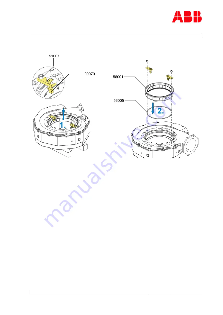 ABB A150-M66 Operation Manual Download Page 123