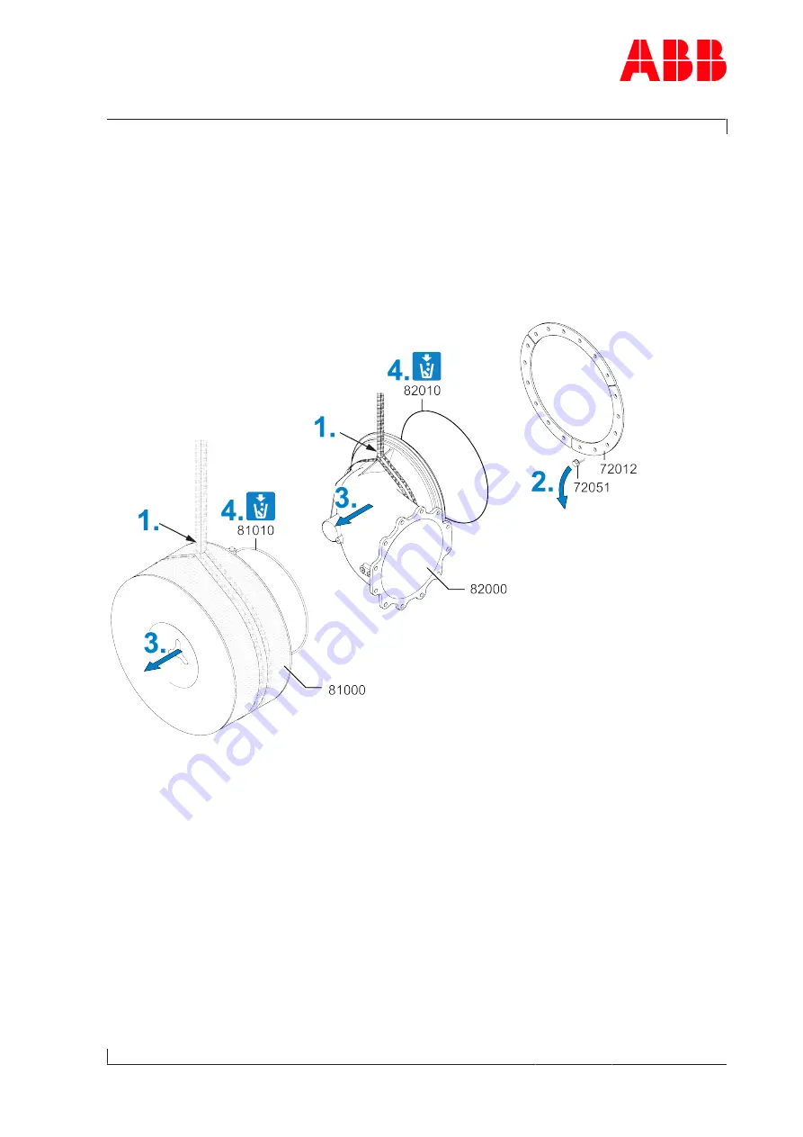 ABB A155-M Series Operation Manual Download Page 107