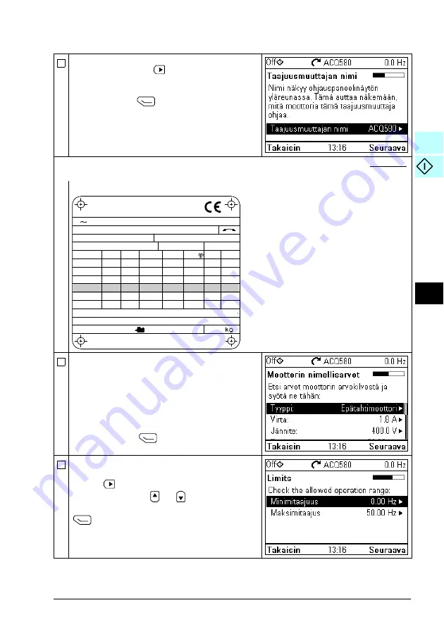 ABB ACQ580-01 Series Quick Installation And Start-Up Manual Download Page 195