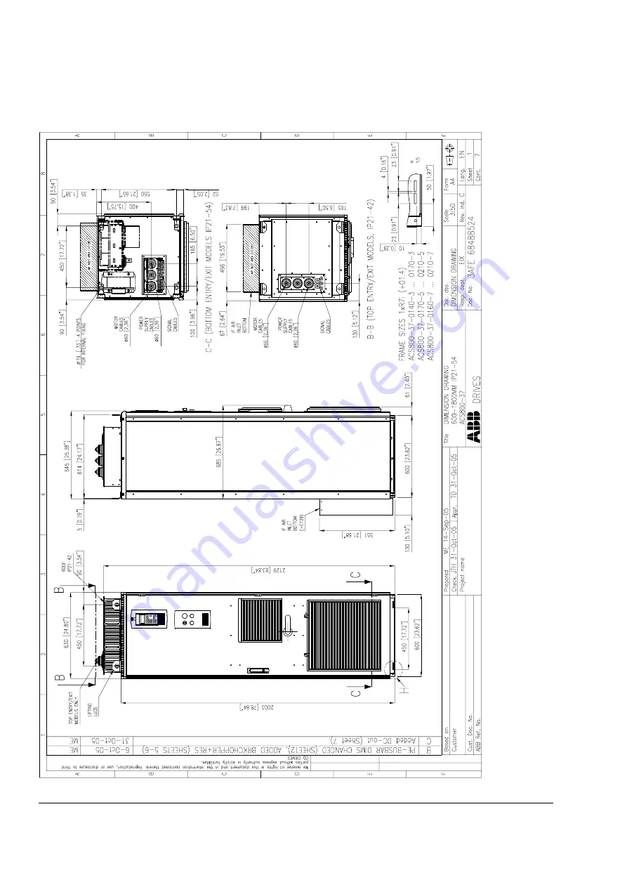 ABB ACS800-37-0060-3 Hardware Manual Download Page 150