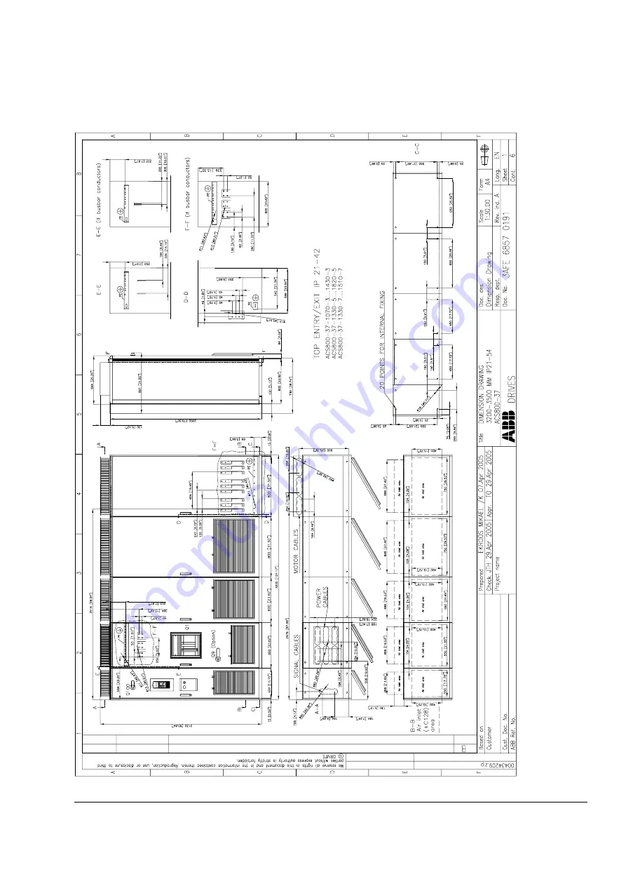 ABB ACS800-37-0060-3 Скачать руководство пользователя страница 183