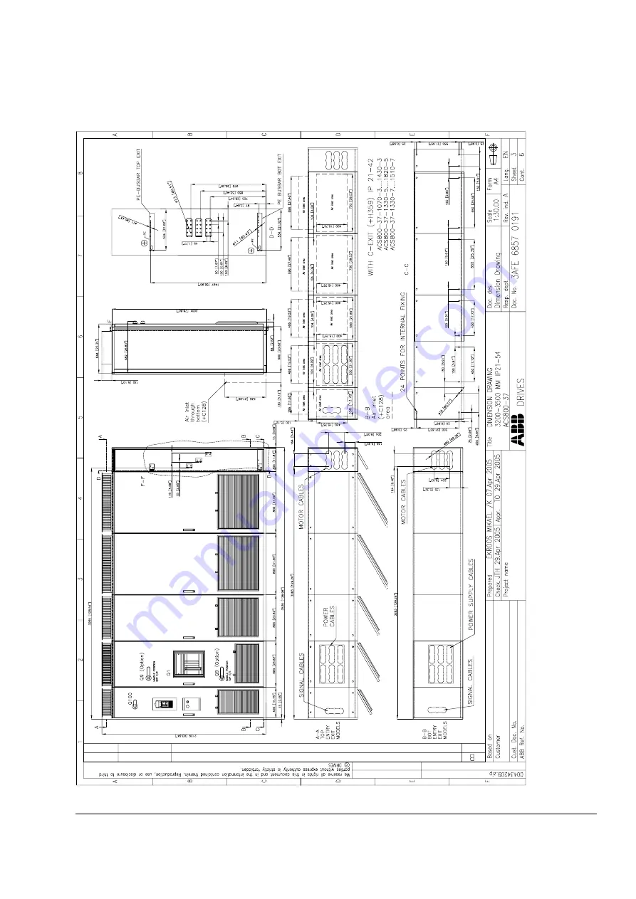 ABB ACS800-37-0060-3 Скачать руководство пользователя страница 185