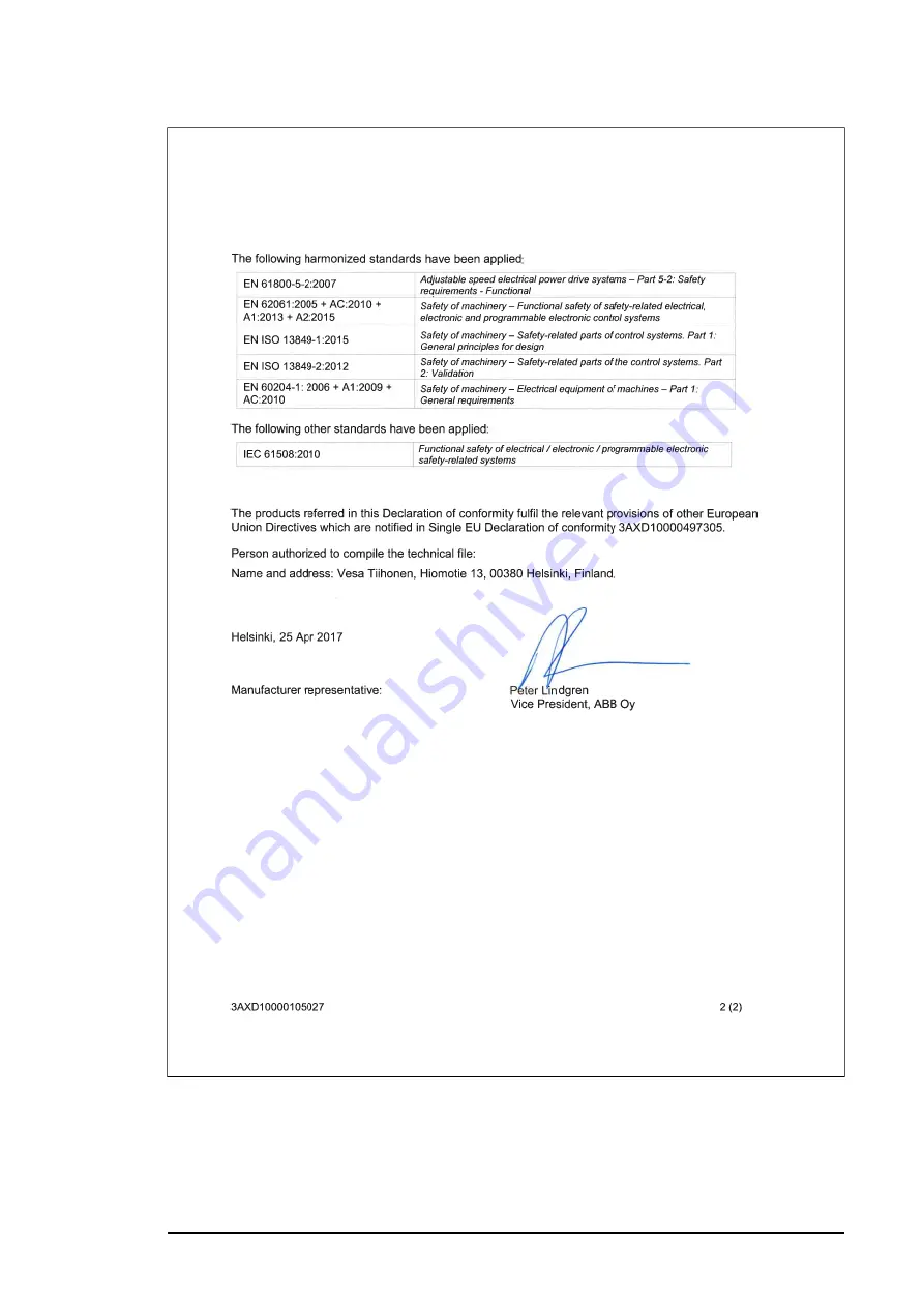 ABB ACS880-07 Hardware Manual Download Page 199