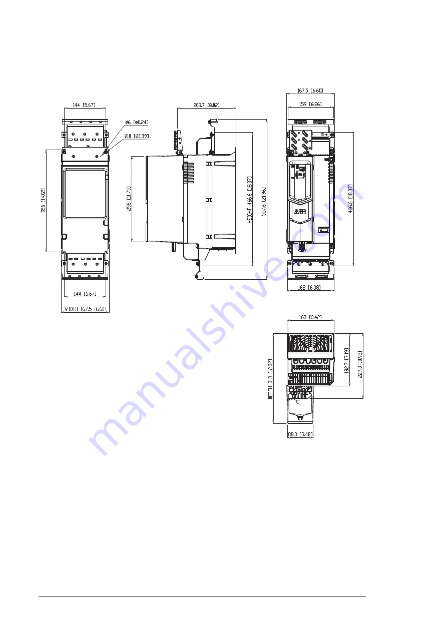 ABB ACS880-104 Hardware Manual Download Page 342