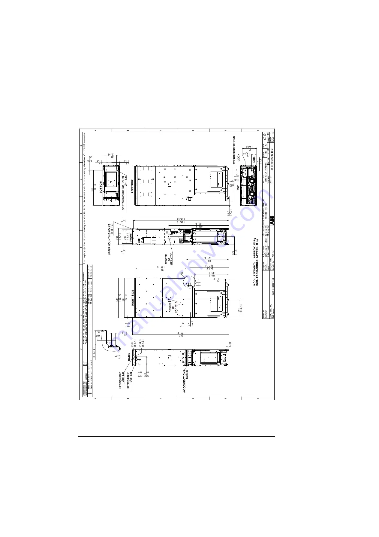 ABB ACS880-1604 Hardware Manual Download Page 170