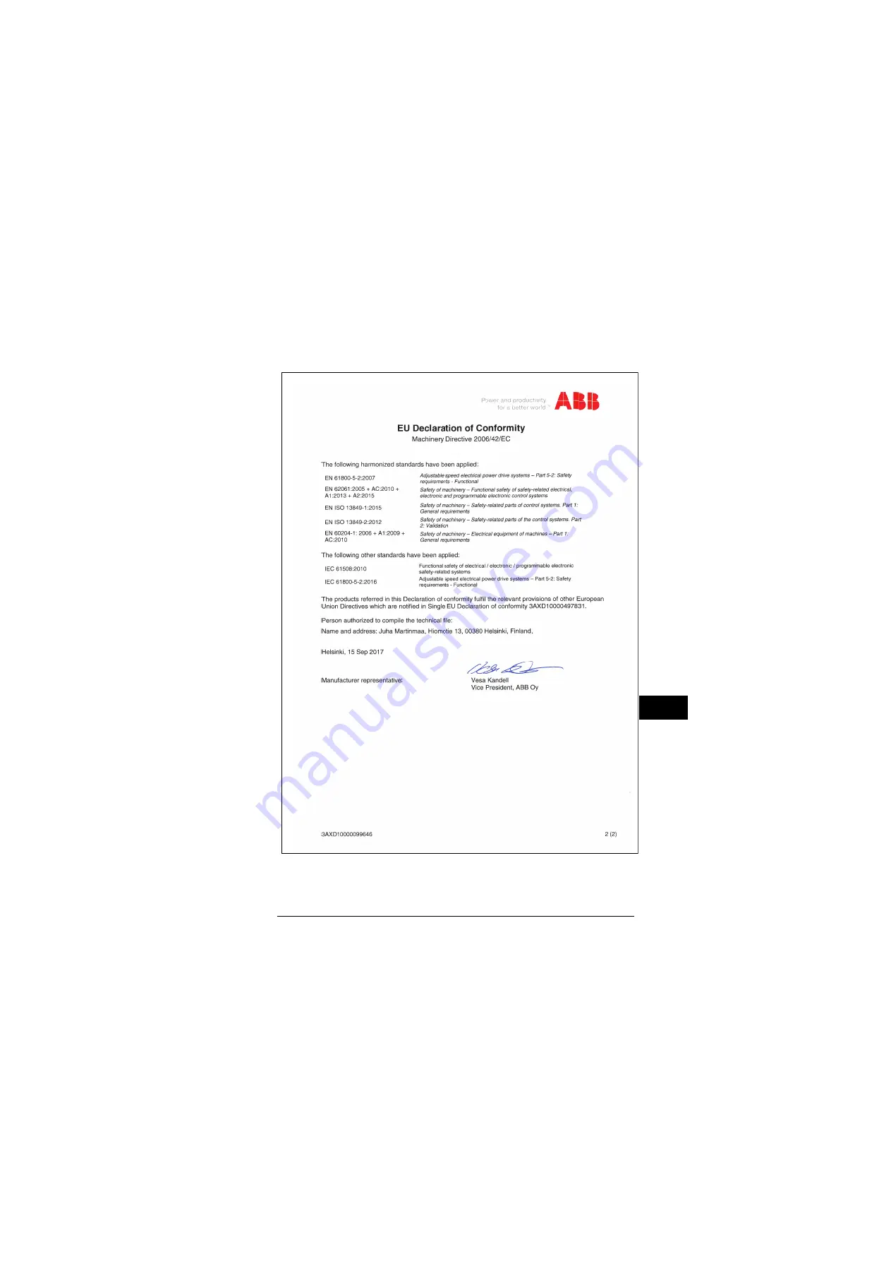 ABB ACS880-31 Скачать руководство пользователя страница 91