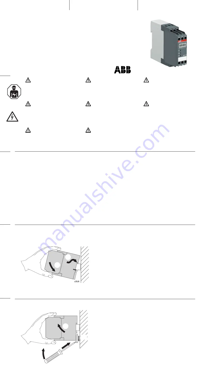 ABB AI111.0 Installation Instructions Download Page 1