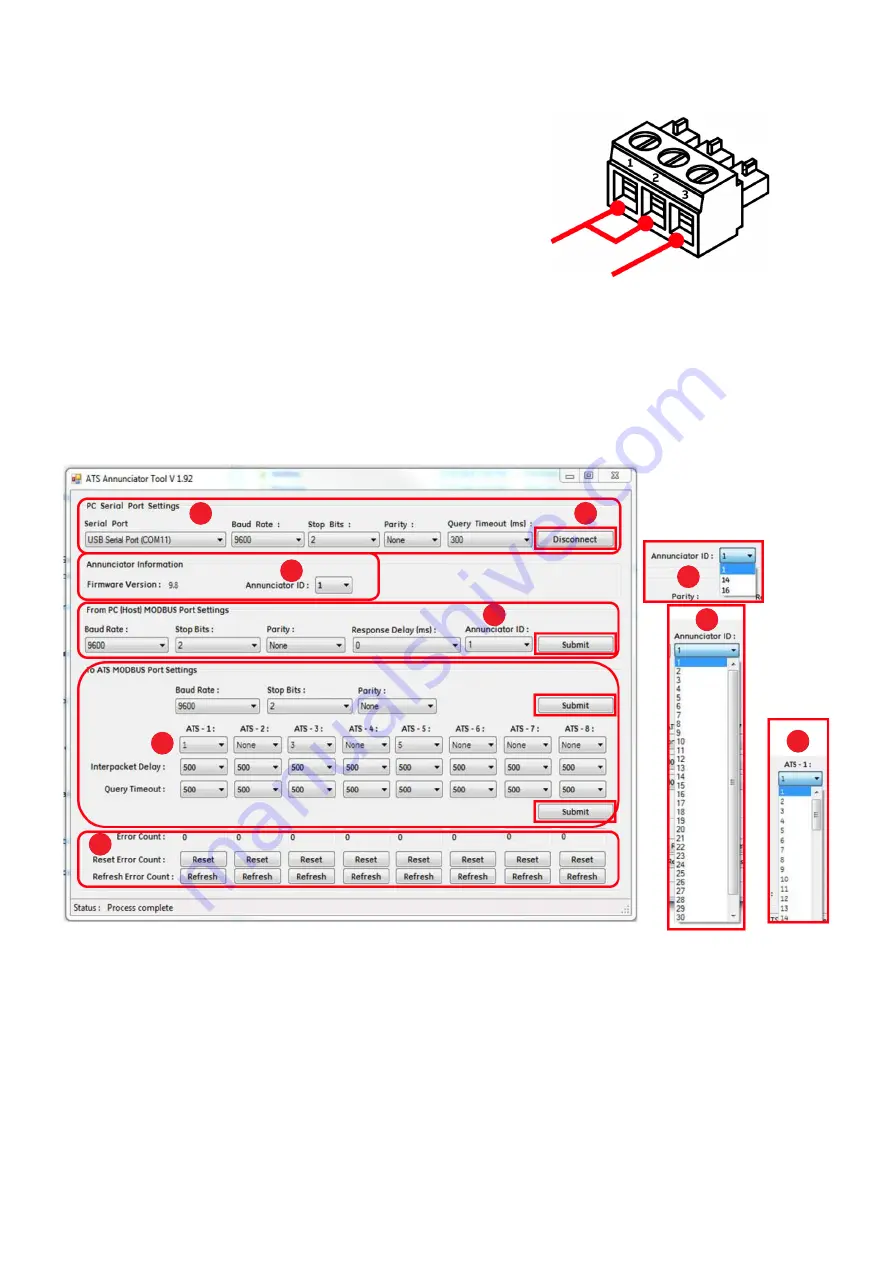 ABB ATS Annunciator Скачать руководство пользователя страница 4