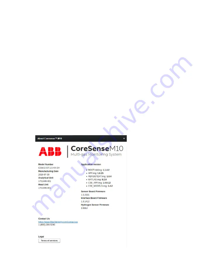 ABB CoreSense M10 User Manual Download Page 45