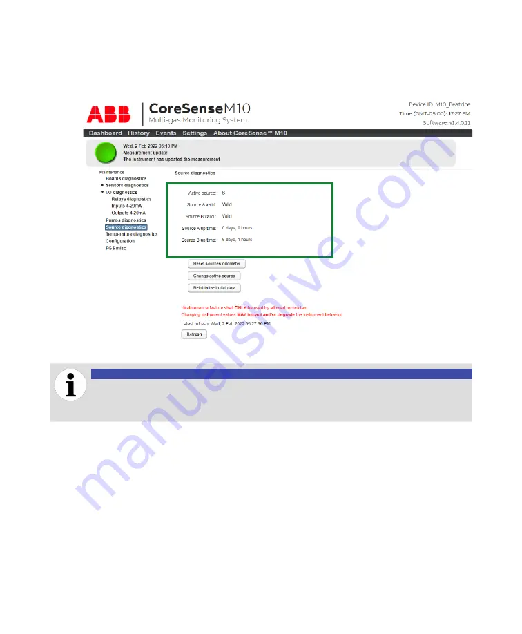 ABB CoreSense M10 User Manual Download Page 95