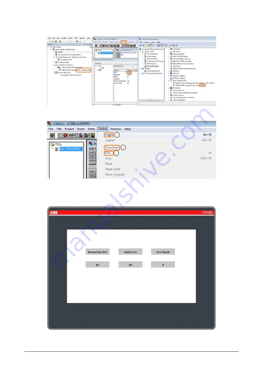 ABB CP405 Quick Start Manual Download Page 13