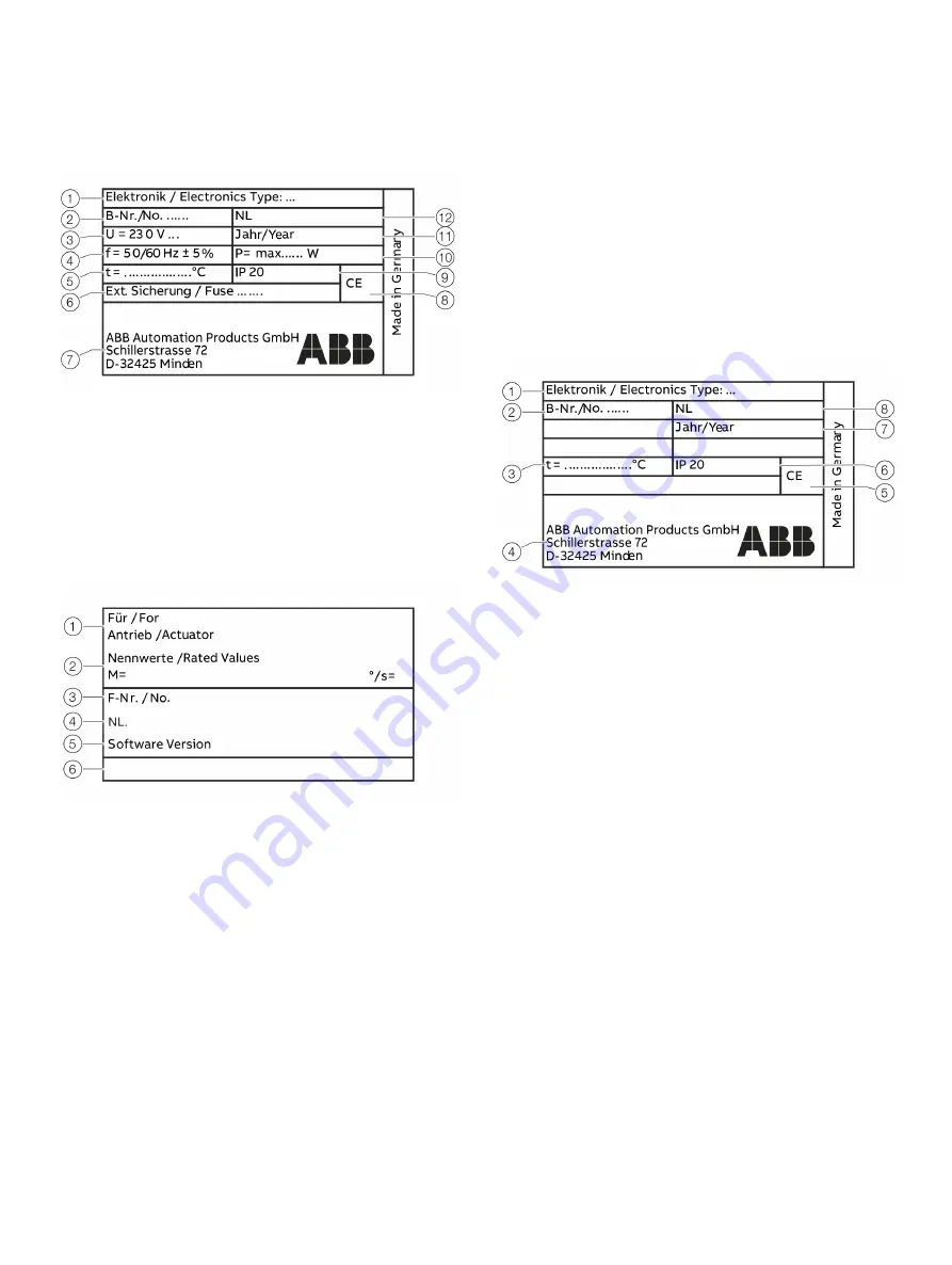 ABB EAS822 Operating Instruction Download Page 10