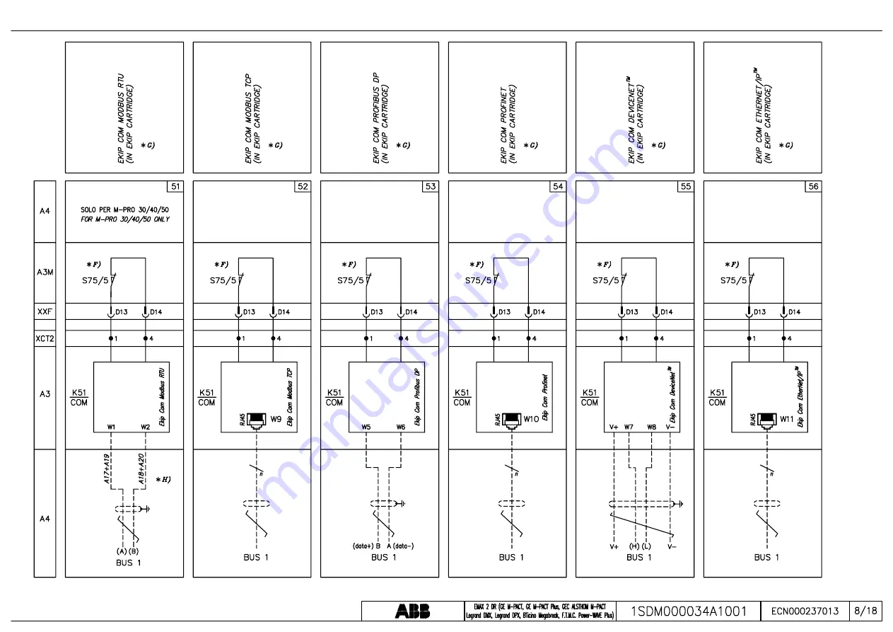 ABB EMAX E2.2 Series Circuit Diagram Download Page 8