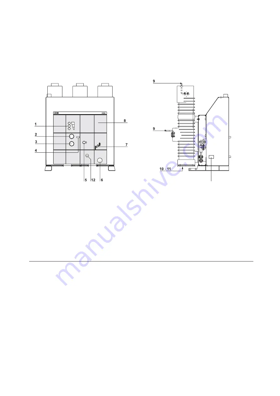 ABB HD4 Series Installation And Service Instructions Manual Download Page 10