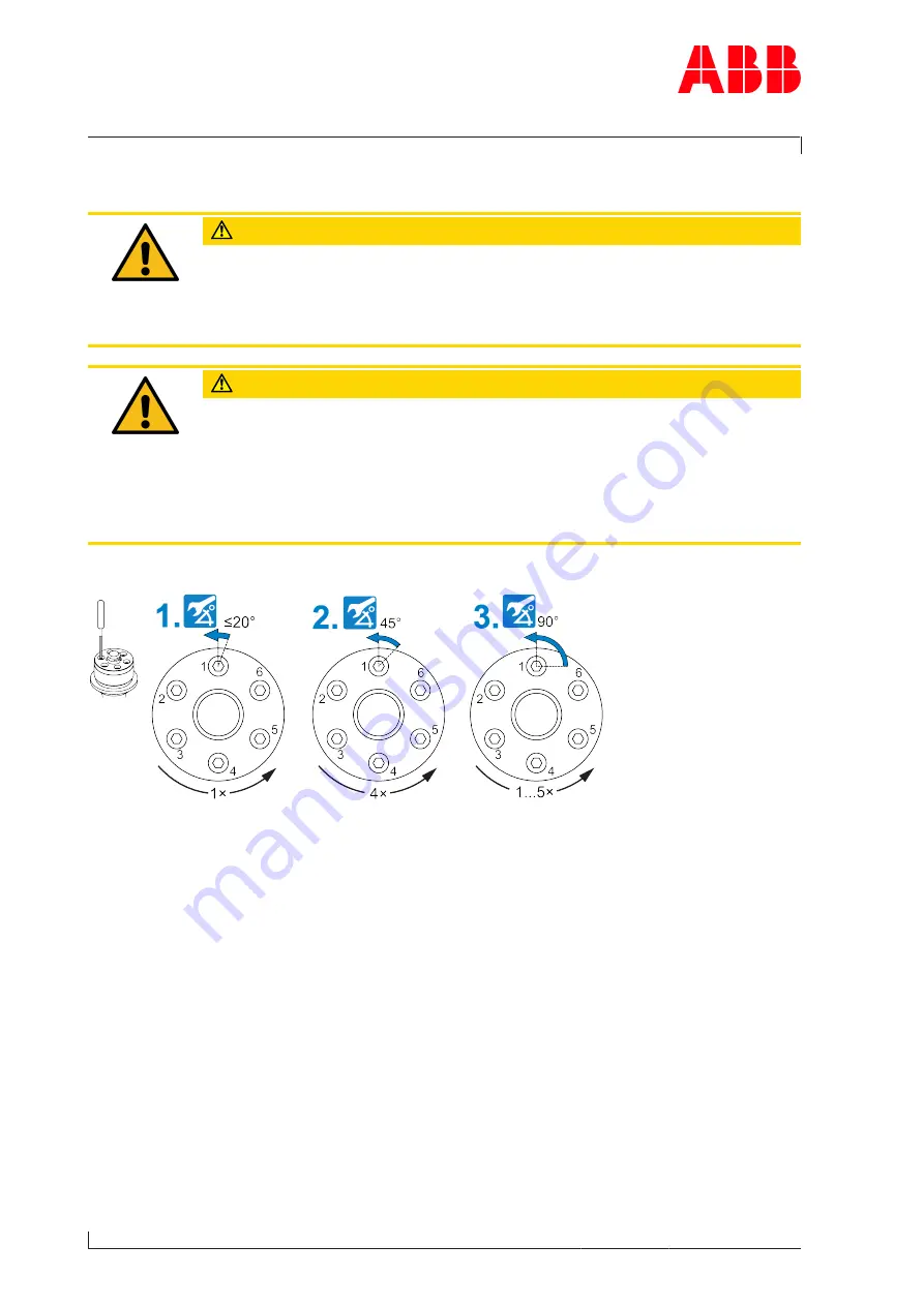 ABB HT846950 Operation Manual Download Page 36